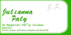 julianna paly business card